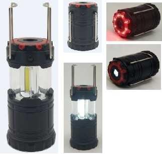 Portable Outdoor 2 In 1 LED Camping Lantern Mini Pop Up LED Lanterns With Flashlight