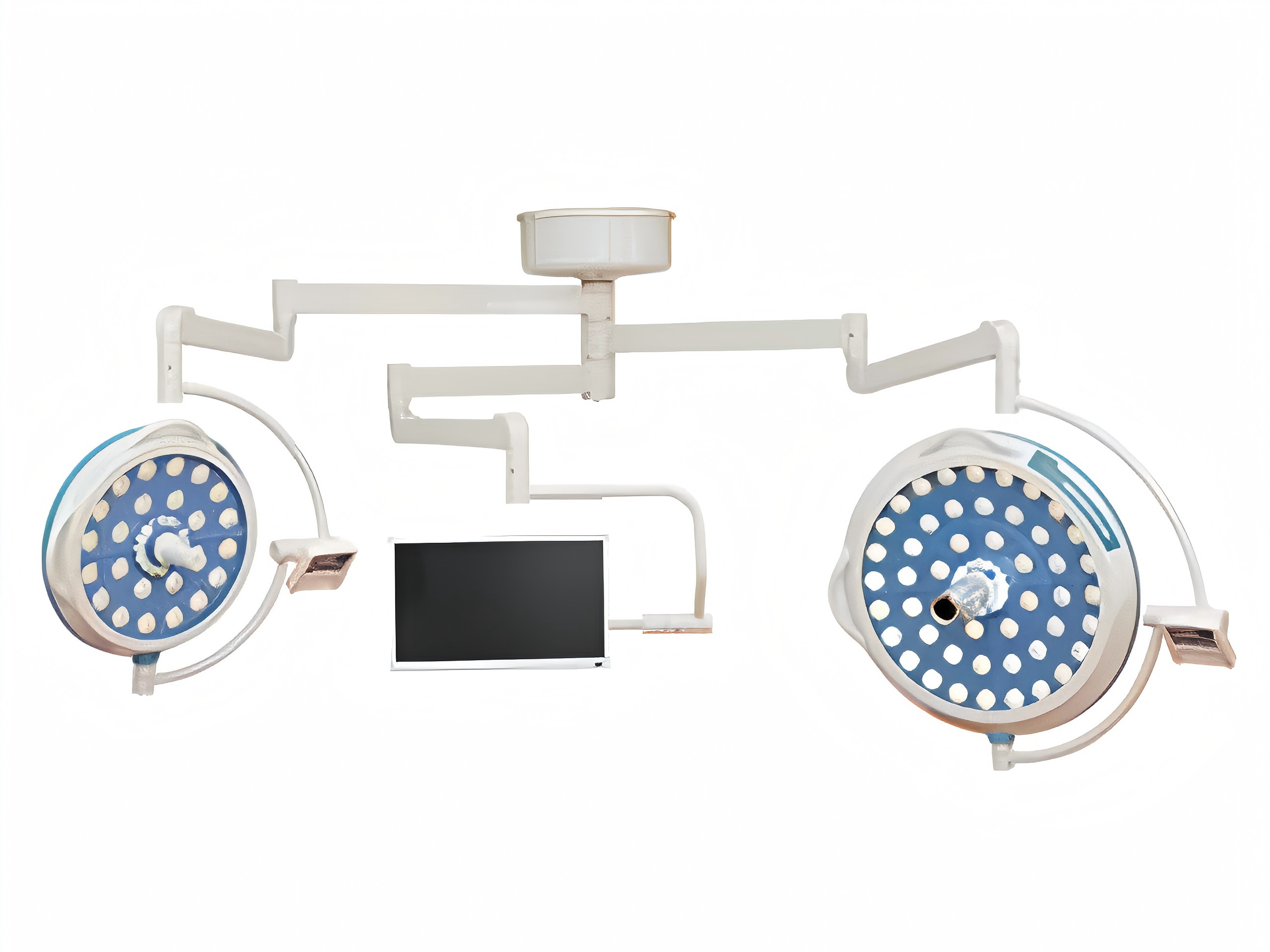 Dual-Head Surgical LED Light with 80,000-Hour Lifespan One-Touch Rotation Mode