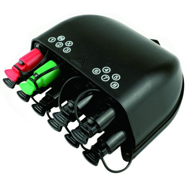 8 núcleos FTTH externo pré-conectado caixa de distribuição de fibra óptica para divisores