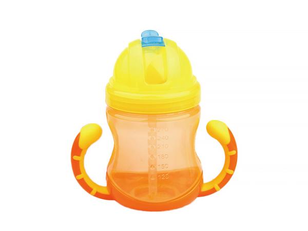 Naturally Shaped Silicone Baby Milk Bottle Custom Capacity For Children
