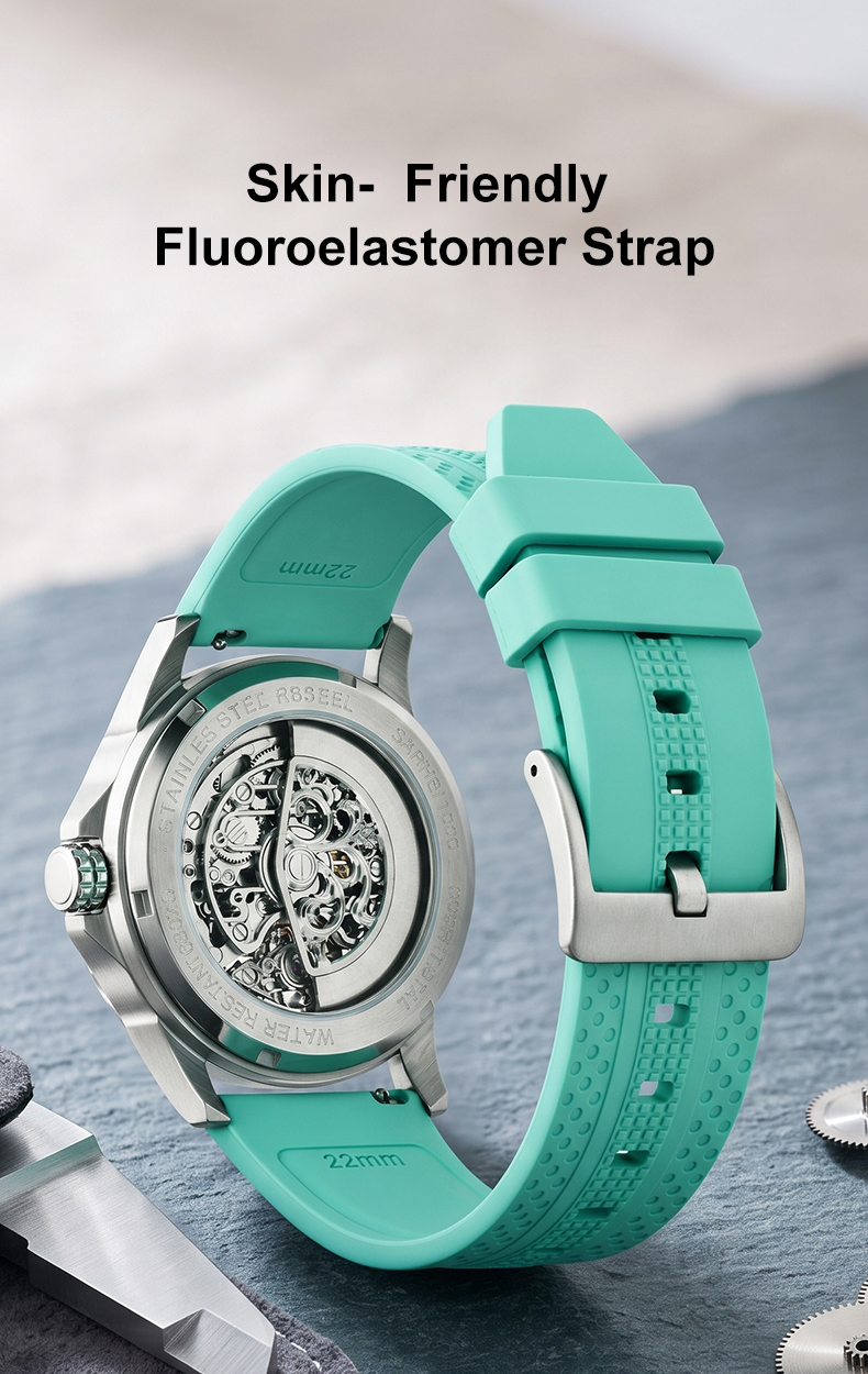 Wholesale VortexGrid FKM Watch Strap 22mm Quick Release-SHX