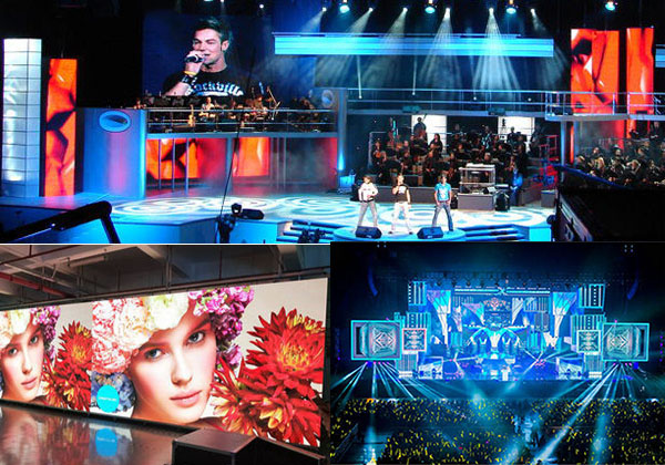 Nationstar Lamp P3.91 Stage Rental LED Display 16 Bits Grey Level High Gray Scale