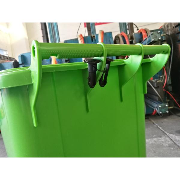 Домочадец ящики хлама 240 литров пластиковые, ящик Вхэелие совету красный для отхода сада