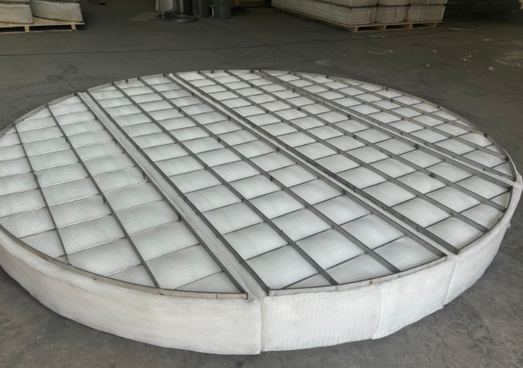 Polypropylene Wire Mesh Demister Pad SS304 Frame for SO2 Wet Scrubber