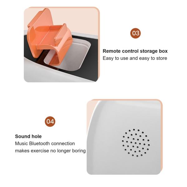 Metal Abs Mini Electric Exercise Bike 150kgs