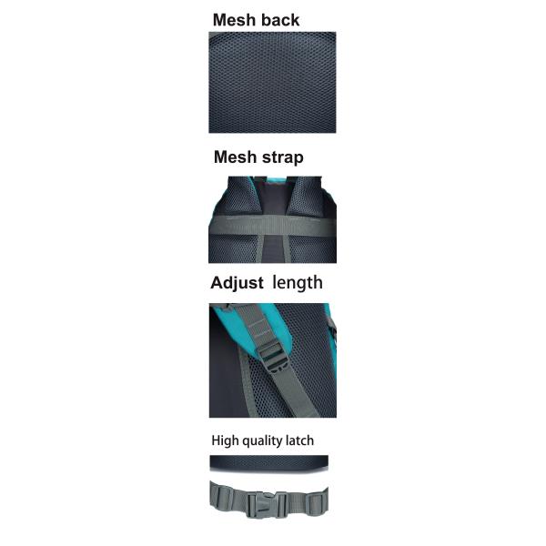 BSCI Water Resistant Hiking Backpack 60L Hiking Mountaineering Backpack