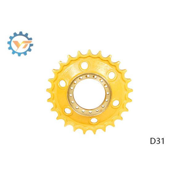 Peças da estrutura da escavadora da roda dentada da movimentação do OEM com 4-10