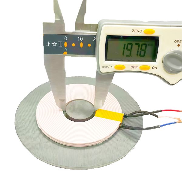 90mm Wireless Power Supply Coil Multi-Strand Litz Wire and Four-Layer Winding