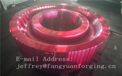 ASTM AISI  DIN 36CrNiMo4 JIS SNCM439 Forged Gear Blank Internal Gear RIng Blanks Alloy Steel