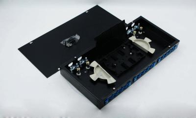 XYFiber 12 Port  Rack Mount Fiber Optic Terminal Box , Fiber Patch Panel 1U 19 inch