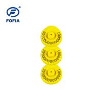 FOFIA SI diamètre animal de RFID des bétail animaux électroniques ID29mm de marque d'oreille
