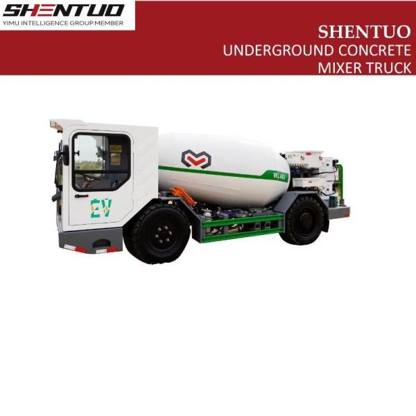                  Wl4bj Explosion Proof Underground Coal Mine Equipment Battery Driven Concrete Mixing Truck             