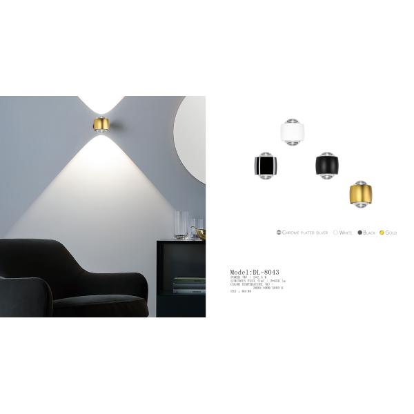 Hotel Bedroom Indoor CE high efficiency anti glare professional led wall light embedded downlight 15W