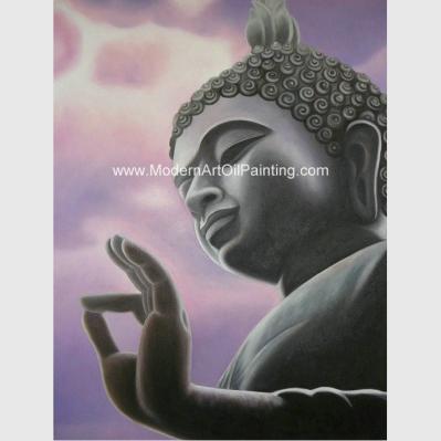 Pintura abstrata de Art Oil Painting Thai Oil na parede Art Painting Decor Jane Style da Buda da lona