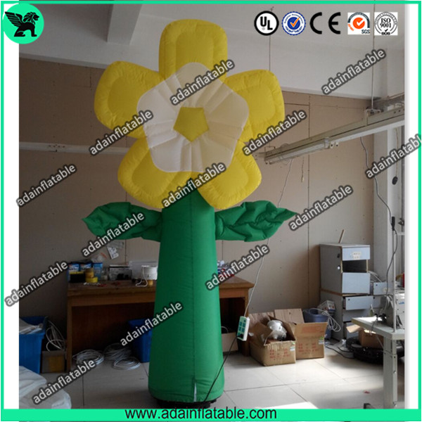 Summer Holiday Event Party Decoration Inflatable Yellow Flower With LED Light