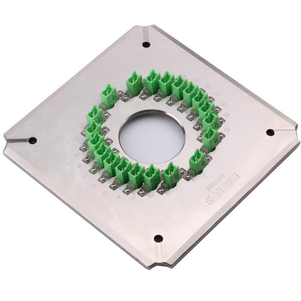 Полируя соединитель приспособлений E2000apc 20 оптического волокна к гибкому проводу