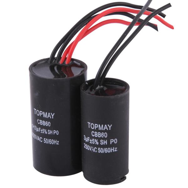 CBB60 Motor Run Capacitor 1+2uf 250VAC Twin Tub Washing Machine