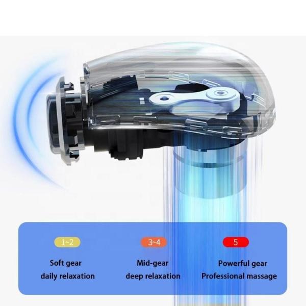 Massager 2600mAh Handheld profissional ergonômico para fisioterapeuta