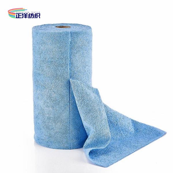 30x30cm Car Cleaning Rags 60PCS Small Size Microfiber Tear Off Car Cleaning Tissue Roll