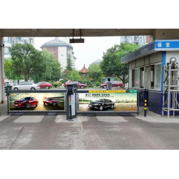 ODM OEM рекламы ворот заграждения автостоянки нержавеющей стали IP44