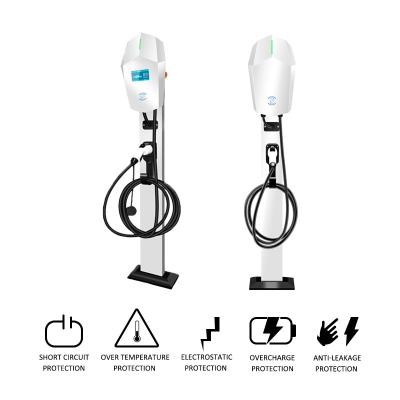 Type2 7KW 22kw CCS EVSE EV Charger DC AC OCPP IP55 For Home