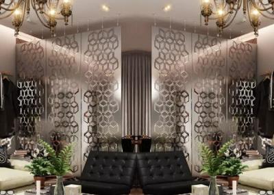 Customized Shape Decorative Metal Screen Panels Various Material Available