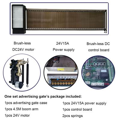 1000M Or Lower Altitude Automatic Flap Barrier Gate For Commercial Advertising