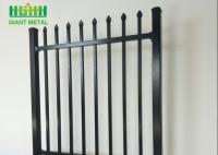 OHSAS 18001 Clôture en acier tubulaire enduite en poudre pour jardin à domicile