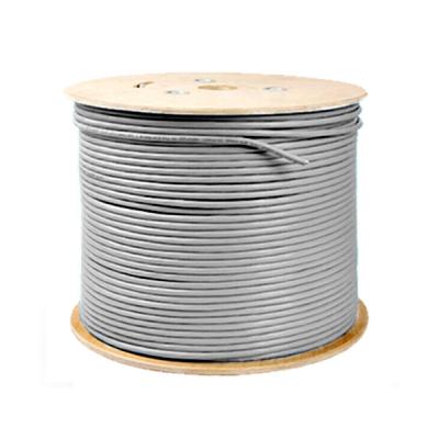 Gray SFTP CAT8 Cable 22AWG LSZH 2000MHz Oxygen Free Copper Ethernet Cable 500FT