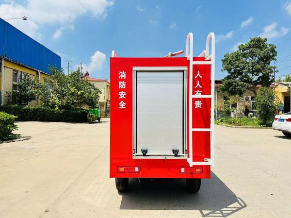 Electric Fire Truck Mini Fire Fighting Truck 2 Seats Fire Emergency Pure Electric