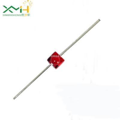 Red DC2.5v Green 60mcd Axial LED long lifespan 50000h LED diode