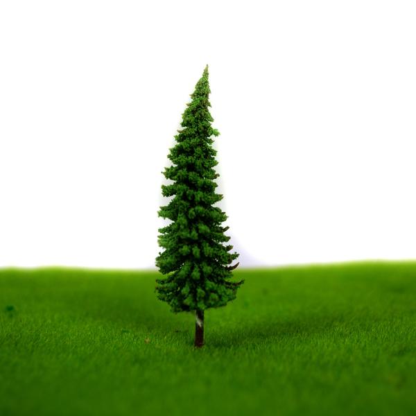 3cm-6cm  Miniature Scale Model Trees Green Avenue Planting Wire Pine Tree   landscap