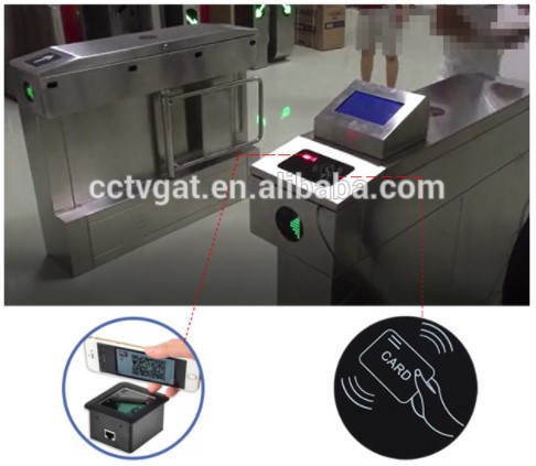 Wholesale Factory Price Outdoor Waterproof Swing Barrier Gate with Qr Code Reader