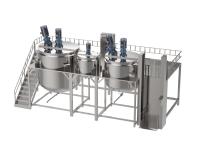 Machine de mélangeur de savon liquide en acier inoxydable réservoir de mélange homogénéisateur 0-3600 tr/min