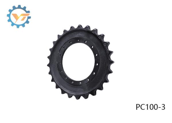 Spareparts duráveis da máquina escavadora da roda dentada da movimentação PC100-3 da trilha KOMATSU