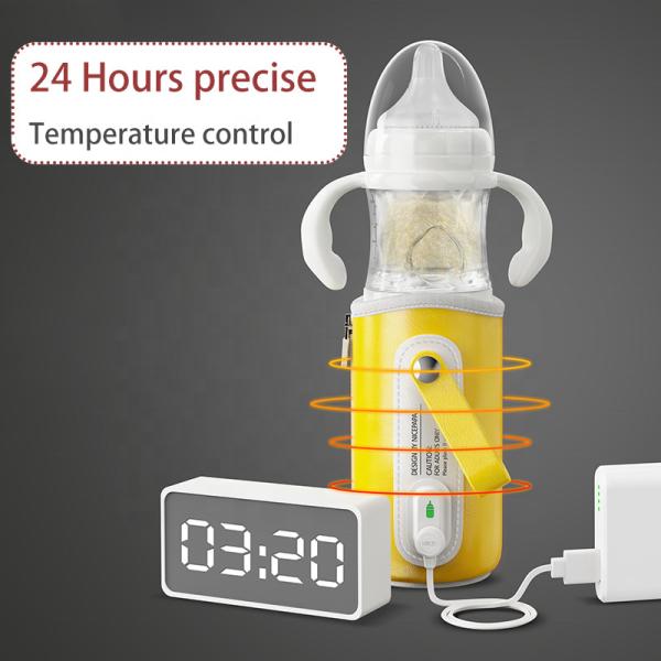 Customized logo USB Portable Travel outdoor PPSU feeding  baby  warmer bottle gift set Anti-Colic 240ml Formula Maker