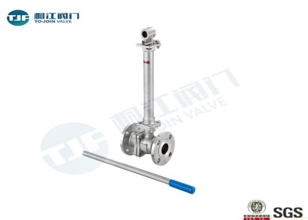 2 - Piece Flanged Full Port Cryogenic Ball Valve Flanged RF End  LCB / WCC