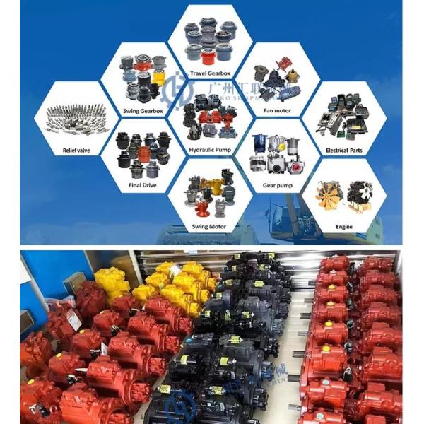 Запчасти экскаватора Huilian PSVD2-21 PSVD2-17E PSVD2-27E для гидравлического главного насоса