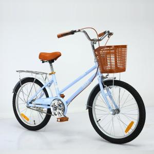 Ergonômica 16 polegadas meninas Crianças Bicicleta Single Speed PU sela Crianças