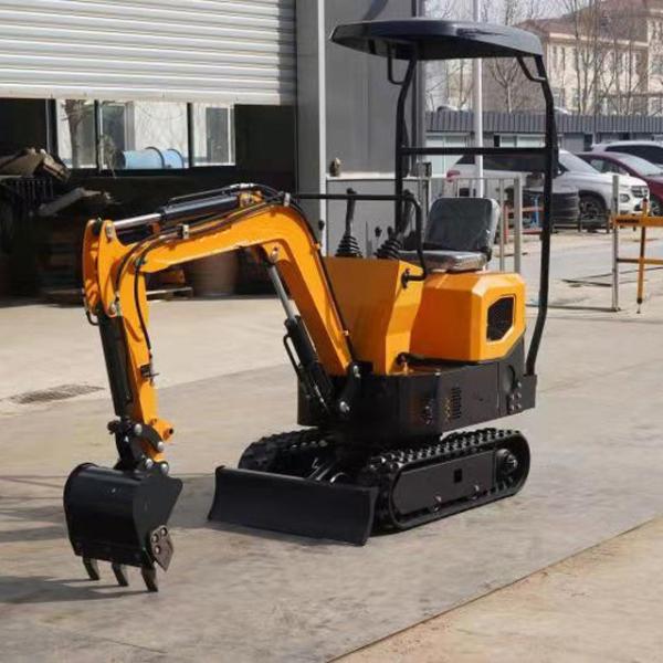 Small 1 Ton Mini Excavator Digger Mini Crawler Excavator 0.023m3 Bucket