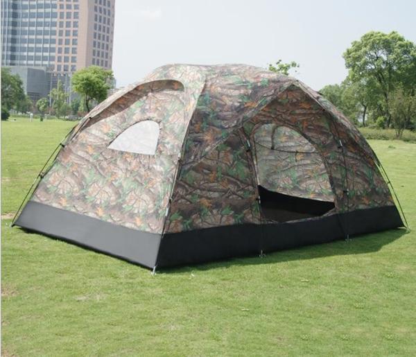 Big Capacity Camping Tent for 8 to 10 Person Waterproof Outdoor Portable Camouflage Camping Tent Military Tent(HT6063)