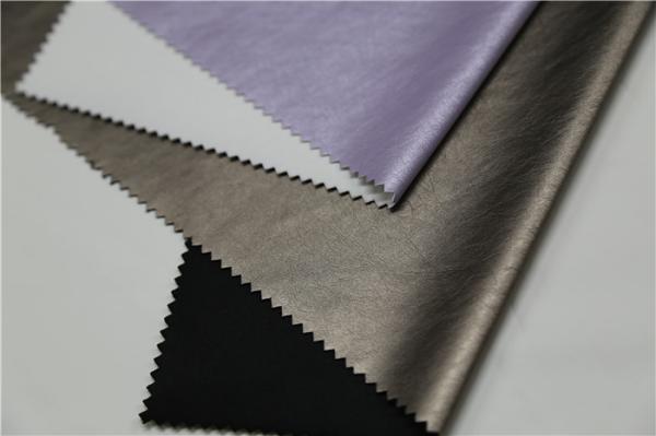 Waterproof Bronze Pu Synthetic Leather 0.4mm Anti - Mildew For Skirt / Bags