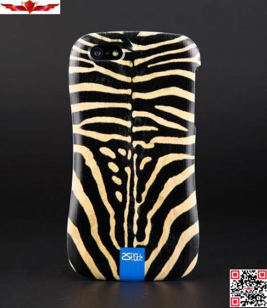 New 3D Printing Animal Skin Zinc Alloy Bumper With PC Back Cover Cases For Iphone 5 5S
