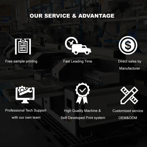 Ультрафиолетовый принтер DTF с лаком цвета для телефонного чехла / подарков / фото / шаров / металла / пластика / кожи / чашки печати