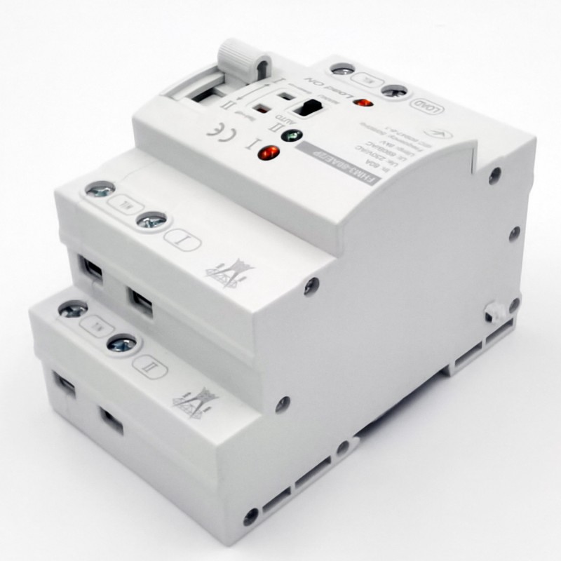 Automatic 2P 80A AC220V Dual Power Transfer Switch Gear Home Device ATS Dual Power Changeover 2P Automatic Electric Home Device