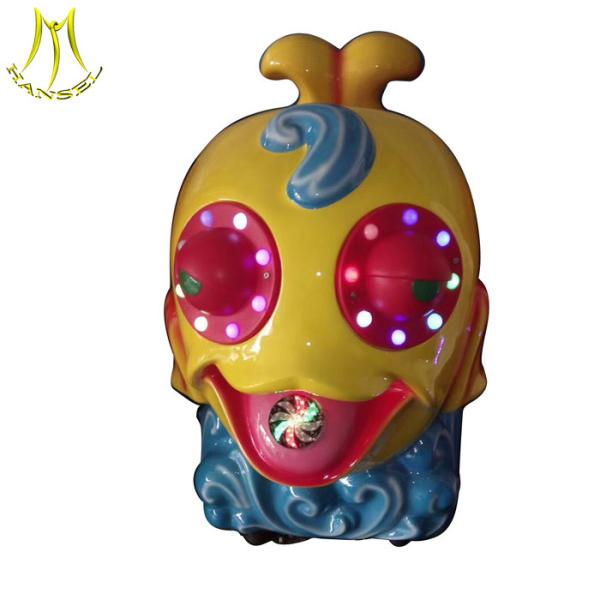 Hansel indoor kid coin machine educational game fiber glass electric car