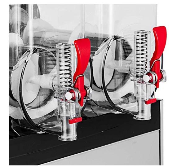máquina da lama do gelo de 300W 15L×2 com o tanque dobro para fazer a bebida, 110V - 115V
