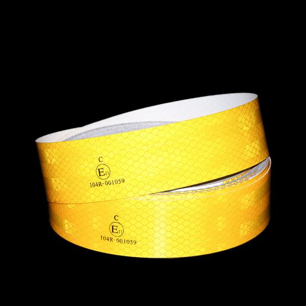 Hi Vis Reflective Safety Stickers Waterproof ECE 104r Reflective Tape For Car Vehicles