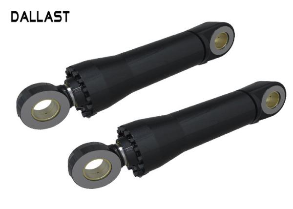 Double Acting Multi Stage Hydraulic Cylinder Welded Industrial Heavy Duty Flange