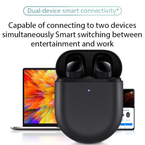 Global Version TWS Wireless Earphones Headphones 35dB ANC Dual-device Xiaomi Redmi Buds 3 Pro